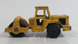 Majorette No. 226 Steam Roller Yellow Die Cast Toy Car Road Construction Equipment Vehicle