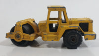 Majorette No. 226 Steam Roller Yellow Die Cast Toy Car Road Construction Equipment Vehicle