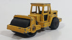 Majorette No. 226 Steam Roller Yellow Die Cast Toy Car Road Construction Equipment Vehicle