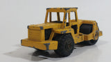 Majorette No. 226 Steam Roller Yellow Die Cast Toy Car Road Construction Equipment Vehicle