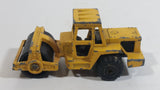 Majorette No. 226 Steam Roller Yellow Die Cast Toy Car Road Construction Equipment Vehicle