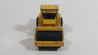 Majorette No. 226 Steam Roller Yellow Die Cast Toy Car Road Construction Equipment Vehicle