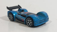 2006 Hot Wheels Drift Kings Mid Drift Blue Die Cast Toy Car Vehicle