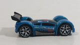 2006 Hot Wheels Drift Kings Mid Drift Blue Die Cast Toy Car Vehicle