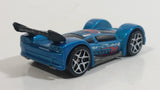 2006 Hot Wheels Drift Kings Mid Drift Blue Die Cast Toy Car Vehicle