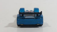 2006 Hot Wheels Drift Kings Mid Drift Blue Die Cast Toy Car Vehicle