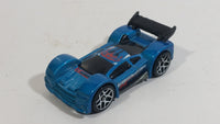 2006 Hot Wheels Drift Kings Mid Drift Blue Die Cast Toy Car Vehicle