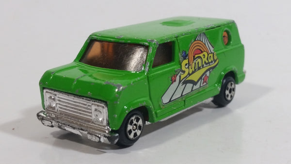 Vintage Speed Wheels Series II "SunRay" Custom Green Van Die Cast Toy Car Vehicle Made in Hong Kong