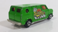 Vintage Speed Wheels Series II "SunRay" Custom Green Van Die Cast Toy Car Vehicle Made in Hong Kong