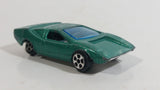 Vintage 1970s TinToys W.T. 20T Karina 1700 Emerald Green Die Cast Toy Sports Car Vehicle - Hong Kong