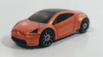 2004 Hot Wheels First Editions Realistix Mitsubishi Eclipse Concept Metalflake Orange Die Cast Toy Car Vehicle