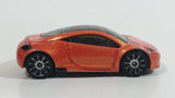 2004 Hot Wheels First Editions Realistix Mitsubishi Eclipse Concept Metalflake Orange Die Cast Toy Car Vehicle