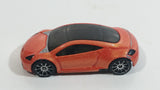 2004 Hot Wheels First Editions Realistix Mitsubishi Eclipse Concept Metalflake Orange Die Cast Toy Car Vehicle