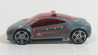 2008 Hot Wheels Top Speed GT Mitsubishi Eclipse Concept Official Pace Car Pearl Grey Die Cast Toy Race Car Vehicle