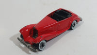 1983 Hot Wheels Mercedes 540K Red Die Cast Toy Classic Car Vehicle WW