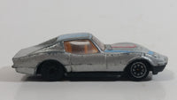 Unknown Brand Corvette Stingray Silver Grey Die Cast Toy Car Vehicle