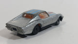 Unknown Brand Corvette Stingray Silver Grey Die Cast Toy Car Vehicle