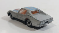 Unknown Brand Corvette Stingray Silver Grey Die Cast Toy Car Vehicle