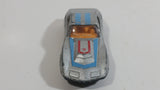 Unknown Brand Corvette Stingray Silver Grey Die Cast Toy Car Vehicle