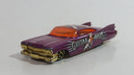 2004 Hot Wheels Crank Itz '59 Custom Cadillac Metallic Plum Purple Die Cast Toy Classic Car Vehicle