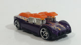 2006 Hot Wheels What-4-2 Purple Die Cast Toy Race Car Vehicle with Pop-Up Engine McDonald's Happy Meal