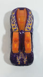 2006 Hot Wheels What-4-2 Purple Die Cast Toy Race Car Vehicle with Pop-Up Engine McDonald's Happy Meal