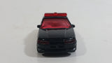 2004 Hot Wheels Smashville Police Cruiser Black Die Cast Toy Emergency Response Cop Vehicle