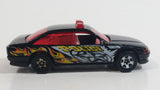 2004 Hot Wheels Smashville Police Cruiser Black Die Cast Toy Emergency Response Cop Vehicle