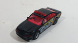 2004 Hot Wheels Smashville Police Cruiser Black Die Cast Toy Emergency Response Cop Vehicle