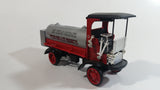 1995 Edition ERTL Texaco The Texas Company "Petroleum & It's Products" 1910 Mack Senior Fuel Truck Red Silver Black Die Cast Metal Coin Bank