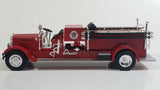 1998 Collector's Edition ERTL Texaco 1929 Mack Fire Truck Red "Port Arthur, Texas" Die Cast Metal Coin Bank