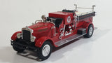 1998 Collector's Edition ERTL Texaco 1929 Mack Fire Truck Red "Port Arthur, Texas" Die Cast Metal Coin Bank