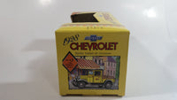 Home Hardware Limited Edition Series No.2 1928 Chevrolet Delivery Truck 1/25 Scale Yellow Die Cast Metal Locking Coin Bank in Box