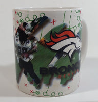 1997 Hunter Mfg NFL Football Team Denver Broncos Ceramic Coffee Mug Sports Collectible