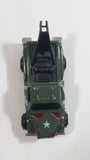 Buddy L "Metal Made" Mini Army Military Tow Truck Olive Green Die Cast Toy Car Vehicle