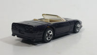 1995 Hot Wheels Chevrolet Corvette Convertible Metallic Dark Purple Die Cast Toy Car Vehicle 5SP