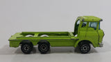 Unknown Brand Semi Truck Lime Green Die Cast Toy Car Vehicle