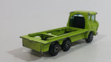 Unknown Brand Semi Truck Lime Green Die Cast Toy Car Vehicle