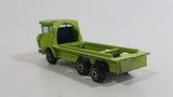 Unknown Brand Semi Truck Lime Green Die Cast Toy Car Vehicle