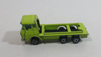 Unknown Brand Semi Truck Lime Green Die Cast Toy Car Vehicle