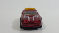 2001 Matchbox D.A.R.E. '99 Mustang Metallic Red Die Cast Toy Car Vehicle