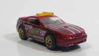 2001 Matchbox D.A.R.E. '99 Mustang Metallic Red Die Cast Toy Car Vehicle