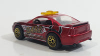 2001 Matchbox D.A.R.E. '99 Mustang Metallic Red Die Cast Toy Car Vehicle