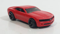 2007 Hot Wheels Chevy Camaro Concept Bright Red Die Cast Toy Car Vehicle