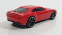 2007 Hot Wheels Chevy Camaro Concept Bright Red Die Cast Toy Car Vehicle