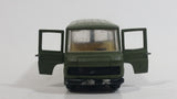 Very Rare VHTF Guisval Mercedes Benz Military Bus Army Green Die Cast Toy Car Vehicle with Opening Doors Made in Spain 1/64