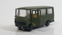 Very Rare VHTF Guisval Mercedes Benz Military Bus Army Green Die Cast Toy Car Vehicle with Opening Doors Made in Spain 1/64