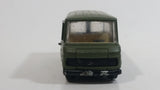 Very Rare VHTF Guisval Mercedes Benz Military Bus Army Green Die Cast Toy Car Vehicle with Opening Doors Made in Spain 1/64