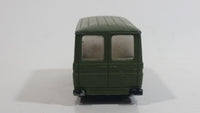 Very Rare VHTF Guisval Mercedes Benz Military Bus Army Green Die Cast Toy Car Vehicle with Opening Doors Made in Spain 1/64