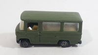 Very Rare VHTF Guisval Mercedes Benz Military Bus Army Green Die Cast Toy Car Vehicle with Opening Doors Made in Spain 1/64